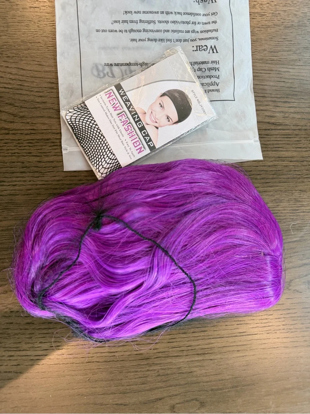 NWT Vibrant Purple Women's Fashion Wig
